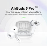 Blackview AirBuds 5 Pro TWS Bluetooth Headset Hybrid Active Noise Reduction Earphones Wireless Charge IPX7 Waterproof Earphone