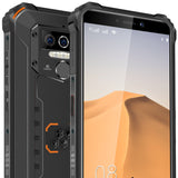 OUKITEL WP5 Pro Rugged Smartphone, 8000mAh Battery 4GB +64GB Android 10 Unlocked Cell Phones IP68 Waterproof 4G LTE Dual SIM Triple Camera 5.5 HD+ Global Version Face ID Fingerprint GPS
