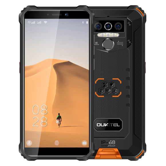 OUKITEL WP5 4GB + 32GB IP68 waterproof mobile phone quick charge 8000mAh mobile phones android smartphone