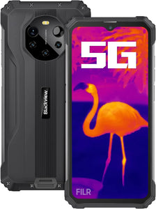 Blackview BL8800Pro,5G rugged smartphone,FLIR Thermal Imaging Camera+ 50MP Rear, 8GB+128GB Android 11, 8380mAh Battery 33W Fast Charge, 6.58" FHD, IP68/IP69K Waterproof Smartphone,GPS, NFC, OTG