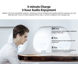 Blackview AirBuds 5 Pro TWS Bluetooth Headset Hybrid Active Noise Reduction Earphones Wireless Charge IPX7 Waterproof Earphone