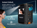 OUKITEL WP5 4GB + 32GB IP68 waterproof mobile phone quick charge 8000mAh mobile phones android smartphone