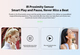 Blackview AirBuds 5 Pro TWS Bluetooth Headset Hybrid Active Noise Reduction Earphones Wireless Charge IPX7 Waterproof Earphone