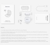Blackview AirBuds 5 Pro TWS Bluetooth Headset Hybrid Active Noise Reduction Earphones Wireless Charge IPX7 Waterproof Earphone