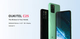 OUKITEL C25 4GB+32GB Android 11 Smartphone 6.52'' HD+ 5000mAh Battery 13MP Triple Rear Camera Mobile Phone