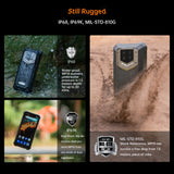 Oukitel WP15 5G Rugged Mobile phone 8GB RAM 128GB ROM 6.51" big screen 15600mah big battery NFC GPS cellphone