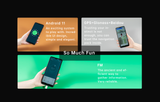 OUKITEL C25 4GB+32GB Android 11 Smartphone 6.52'' HD+ 5000mAh Battery 13MP Triple Rear Camera Mobile Phone
