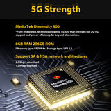 5G smartphone Blackview BL6000 Pro 8GB 256GB 6.36 inch Smartphone 4 Camera 5280mAh Android 10.0 NFC 5G Smart Phone