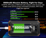 OUKITEL WP5 4GB + 32GB IP68 waterproof mobile phone quick charge 8000mAh mobile phones android smartphone