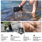 OUKITEL WP9 6G+128G Dual Sim 8000mAh 5.86" HD+ Waterproof Cell Phone 16M/8M Triple Camera 4G Global Android10 Face ID Rugged Phone