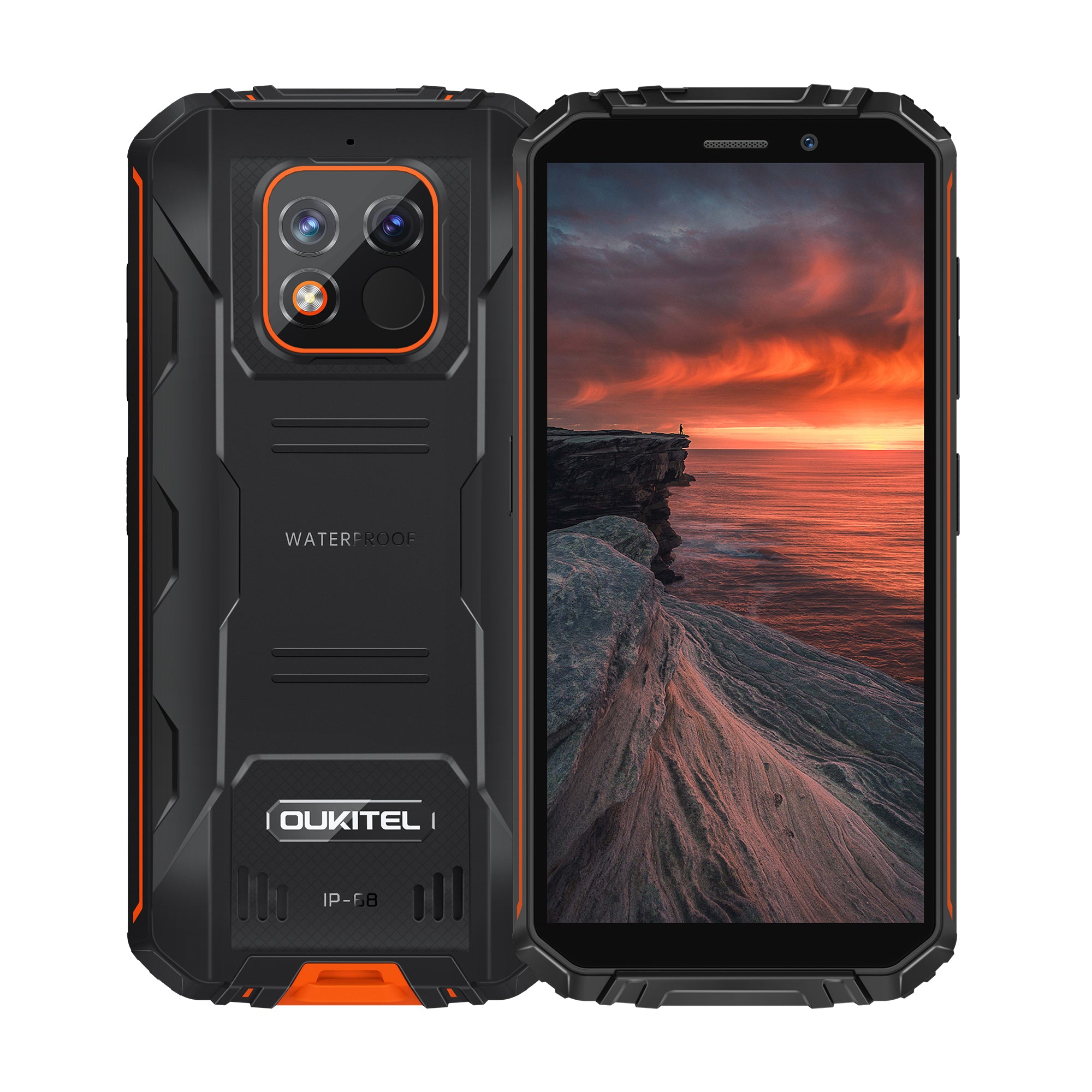 OUKITEL WP18 Pro Rugged Phone 12500mAh Android 12 4GB+64GB Mobile