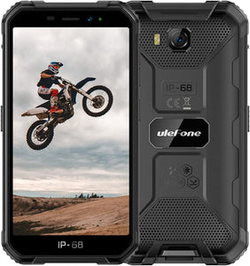 Ulefone Armor X6 Pro Rugged Smartphone, Android 12 4GB+3GB, 13MP Camera + 5MP Camera, 5.0" HD+ Screen 4000mAh Battery Dual 4G Rugged Phone Support NFC GPS