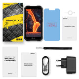 Ulefone Armor X6 Pro Rugged Smartphone, Android 12 4GB+3GB, 13MP Camera + 5MP Camera, 5.0" HD+ Screen 4000mAh Battery Dual 4G Rugged Phone Support NFC GPS