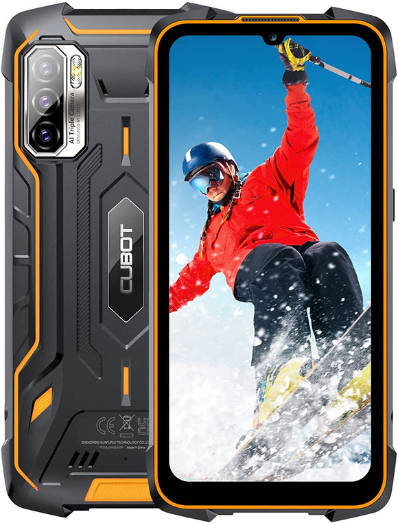 Cubot Kingkong 5 Pro,Rugged smartphone 6.1''HD+ Screen, Android 11, 4GB + 64GB, 8000mAh Battery, IP68 Waterproof Phone, 48MP Camera, 4G Dual SIM, Fingerprint/Face ID/NFC/GPS