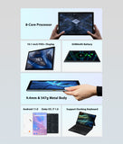 Oscal Pad 8 10.1 inch Android 11 4G Phone Call Tablets 4GB RAM 64GB ROM dual Camera 6580mAh Tablet PC 4G Tablet pc